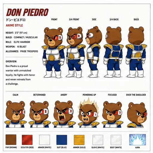 Don Piedro character sheet