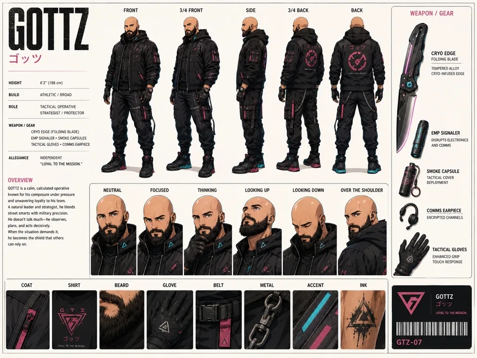 Gottz character sheet