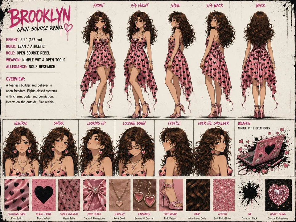 Brooklyn / Heartbreaker character sheet