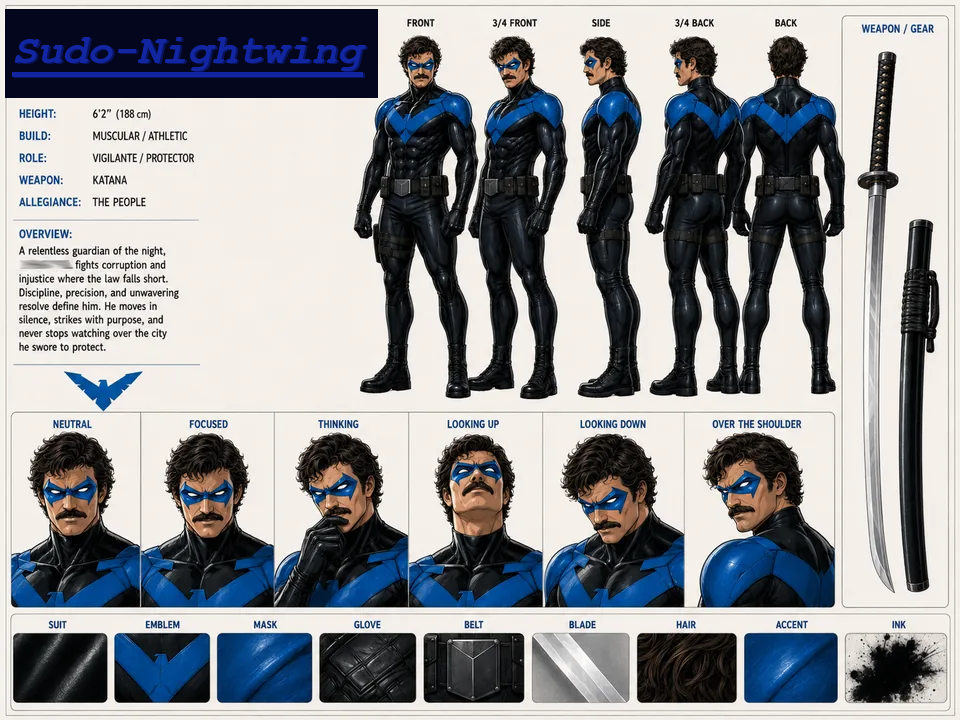 sudo-nightwing character sheet