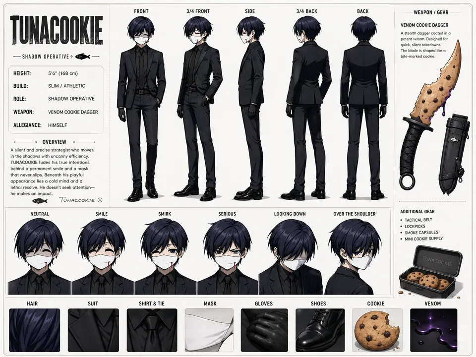 TunaCookie character sheet